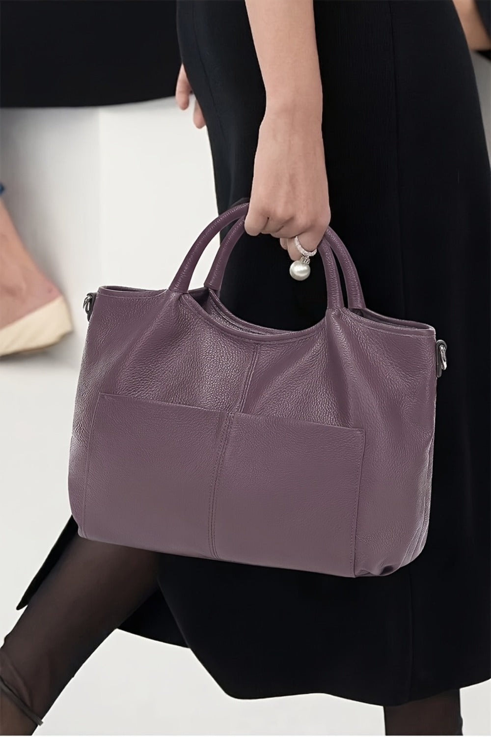 Crossbody Bag for Women – Genuine Leather, Large Capacity, for Work – detail view 15