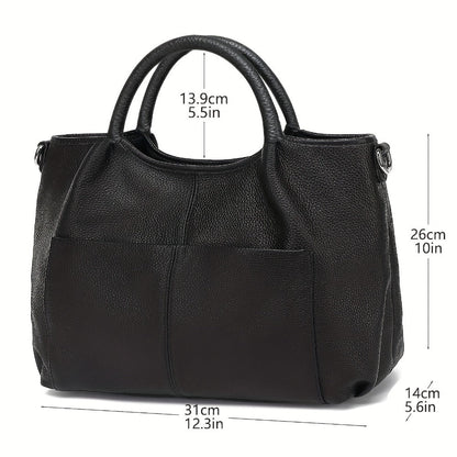 Crossbody Bag for Women – Genuine Leather, Large Capacity, for Work – detail view 3
