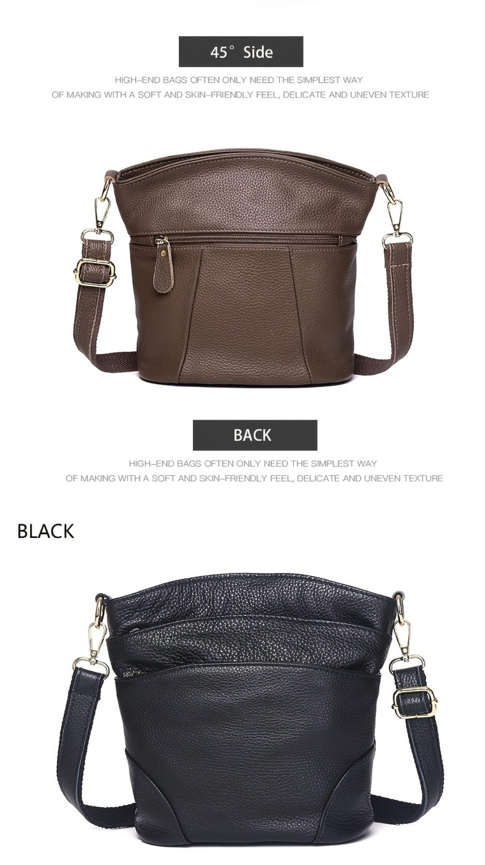 Crossbody Bag for Women – 5 Colors, Genuine Leather – detail view 19