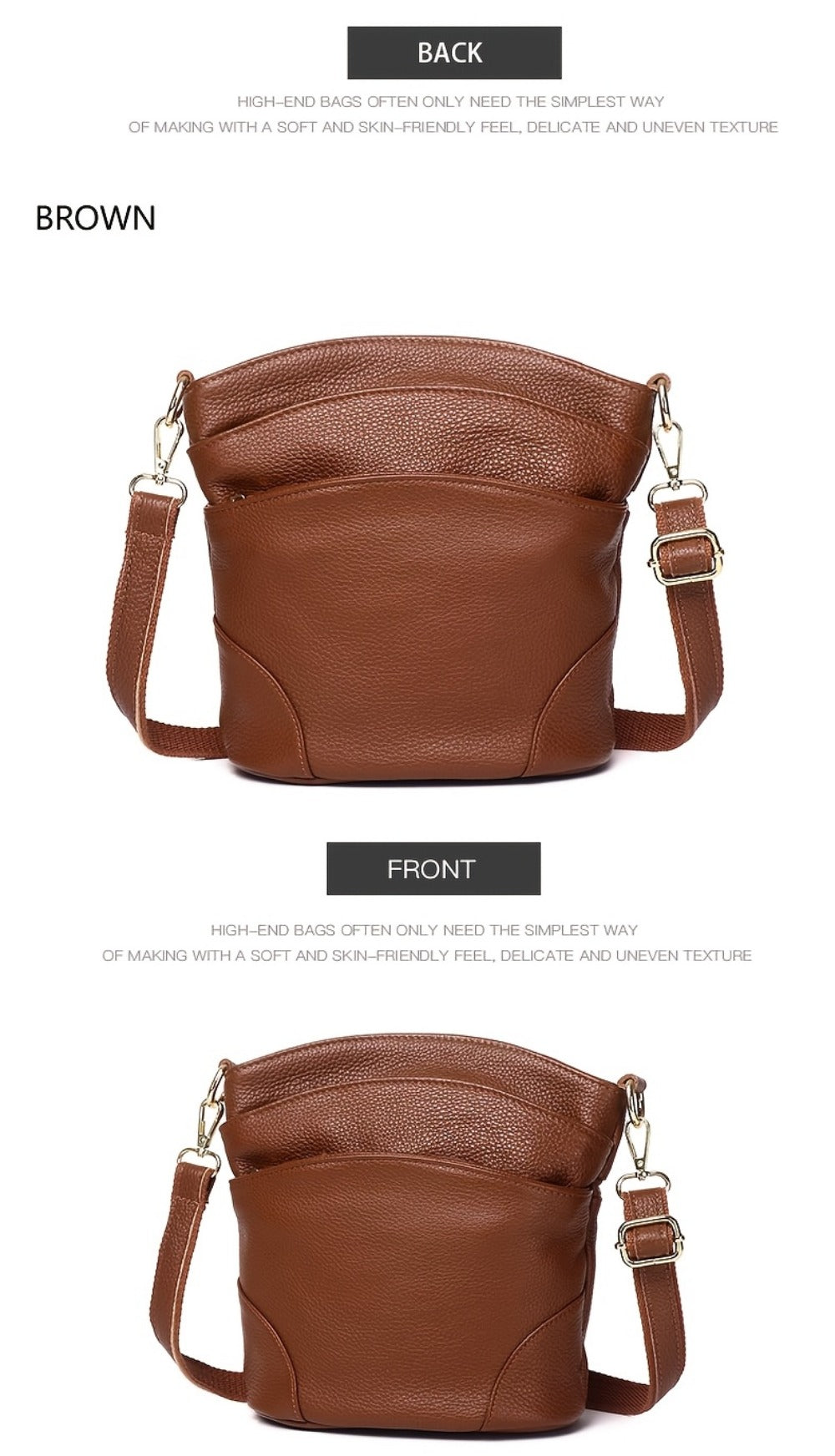 Crossbody Bag for Women – 5 Colors, Genuine Leather – detail view 21