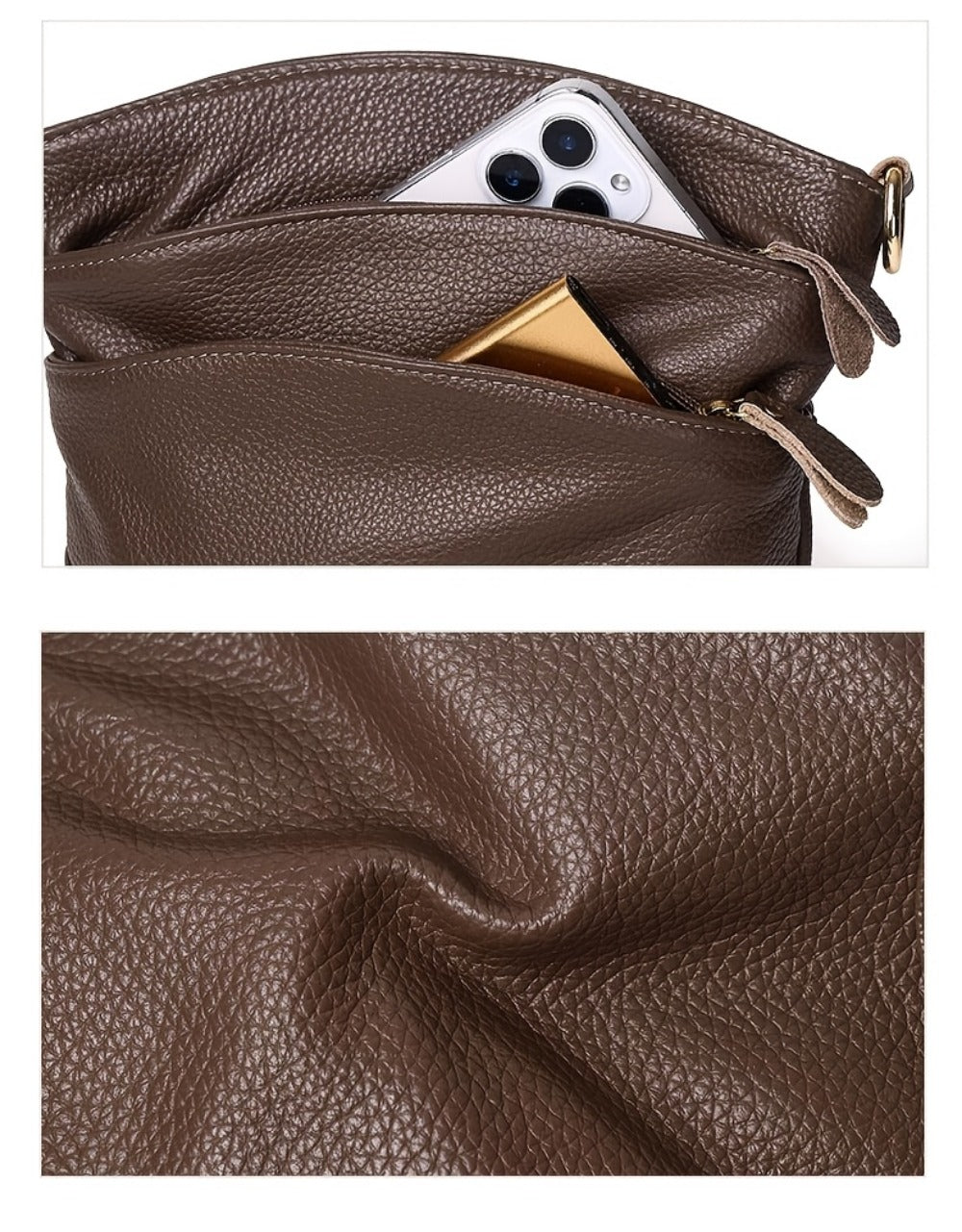 Crossbody Bag for Women – 5 Colors, Genuine Leather – detail view 28