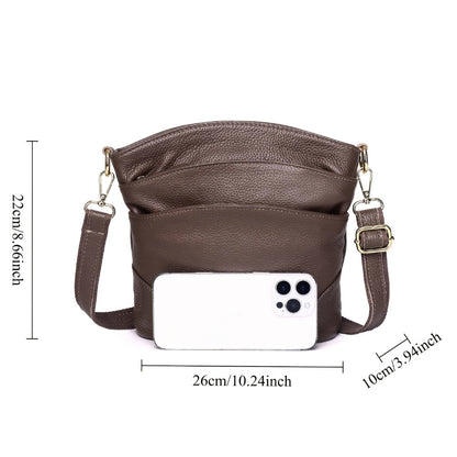 Crossbody Bag for Women – 5 Colors, Genuine Leather – detail view 5
