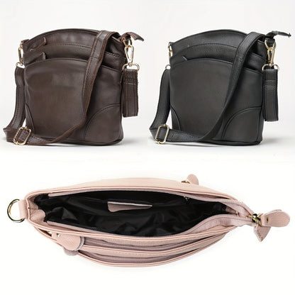 Crossbody Bag for Women – 5 Colors, Genuine Leather – detail view 7
