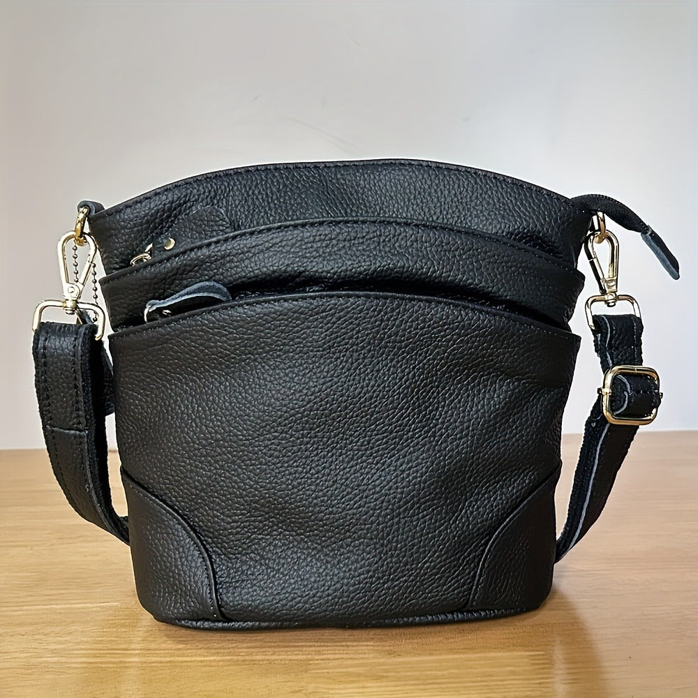 Crossbody Bag for Women – 5 Colors, Genuine Leather – detail view 8