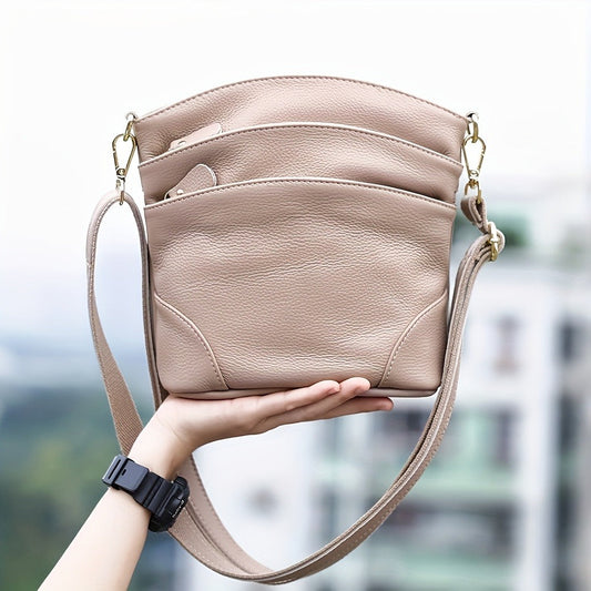 Crossbody Bag for Women – 5 Colors, Genuine Leather – front view