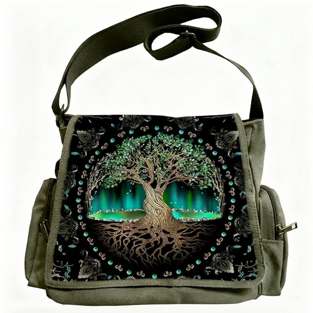 Crossbody Bag for Women – Genuine Leather, Large Capacity, Lightweight, for Travel & – front view
