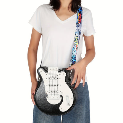 Crossbody Bag for Women – Guitar Shaped Y2k Punk Style – detail view 13