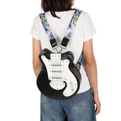 Crossbody Bag for Women – Guitar Shaped Y2k Punk Style – detail view 14