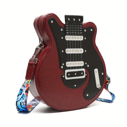 Crossbody Bag for Women – Guitar Shaped Y2k Punk Style – detail view 3