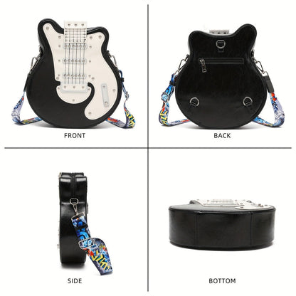 Crossbody Bag for Women – Guitar Shaped Y2k Punk Style – detail view 23