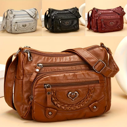Crossbody Bag for Women – Large Capacity, Adjustable Strap, for Work – front view