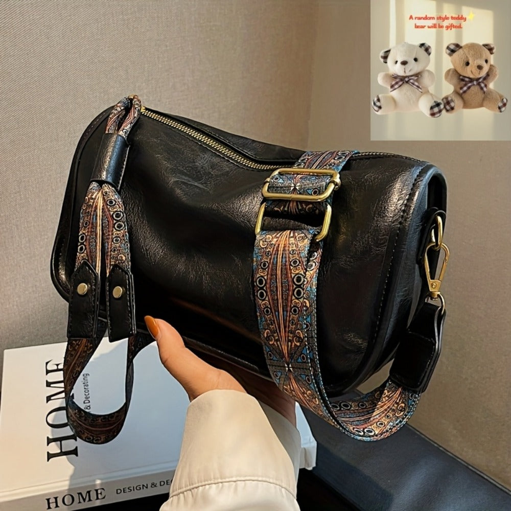 Crossbody Bag for Women – Large Capacity, Boho Ethnic Graphic Pattern Wide – detail view 6
