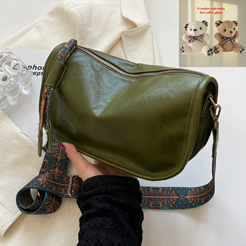 Crossbody Bag for Women – Large Capacity, Boho Ethnic Graphic Pattern Wide – detail view 10