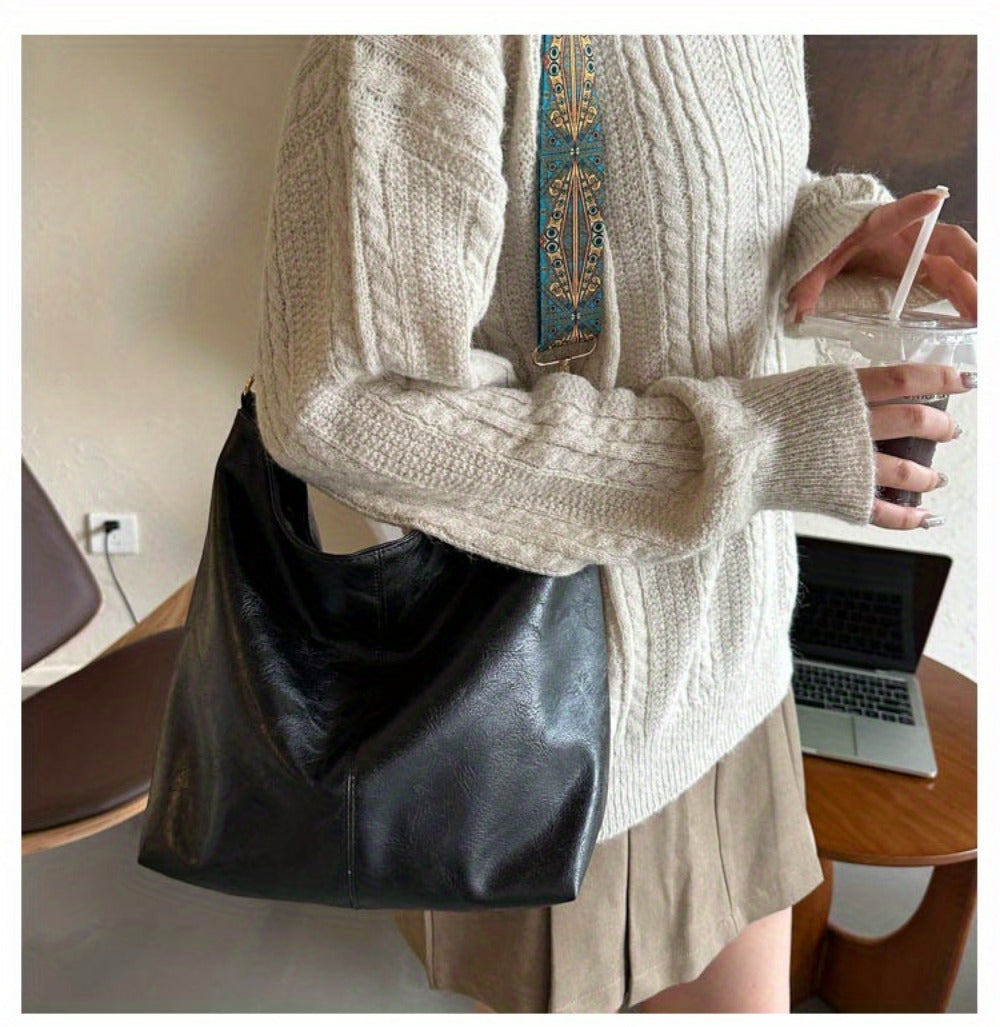 Crossbody Bag for Women – Large Capacity, Boho Hobo Evil Eye Pendant – detail view 37