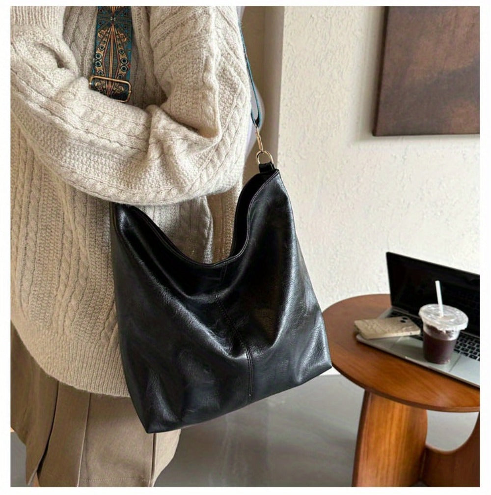 Crossbody Bag for Women – Large Capacity, Boho Hobo Evil Eye Pendant – detail view 40