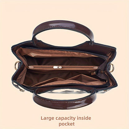 Crossbody Bag for Women – Large Capacity, Crocodile Print Large Capacity Set – detail view 23