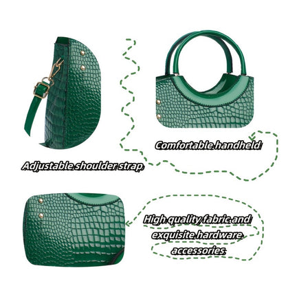Crossbody Bag for Women – Large Capacity, Crocodile Print Large Capacity Set – detail view 12