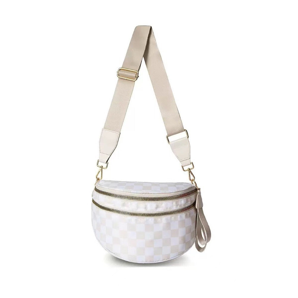 Crossbody Bag for Women – Large Capacity, Plaid Large Capacity Drawstring Closure – detail view 32