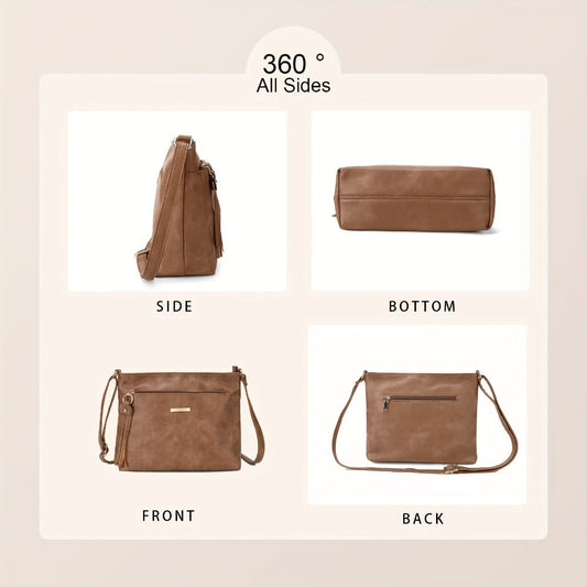 Crossbody Bag for Women – Large Capacity, Adjustable Strap, for Travel & Work – alternate view