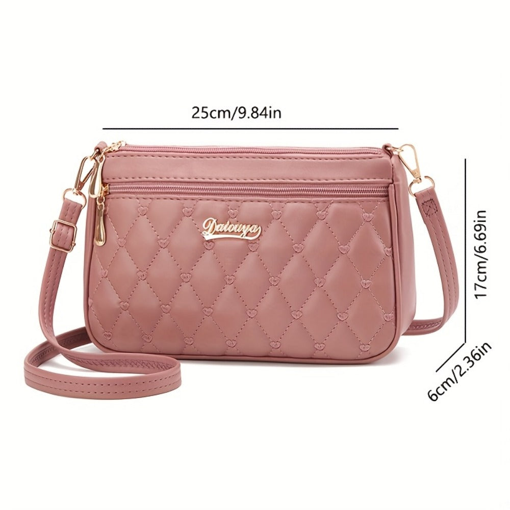 Crossbody Bag for Women – Large Capacity, Embroidered Solid Color Large Capacity – detail view 6