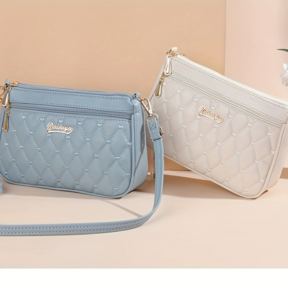 Crossbody Bag for Women – Large Capacity, Embroidered Solid Color Large Capacity – detail view 11