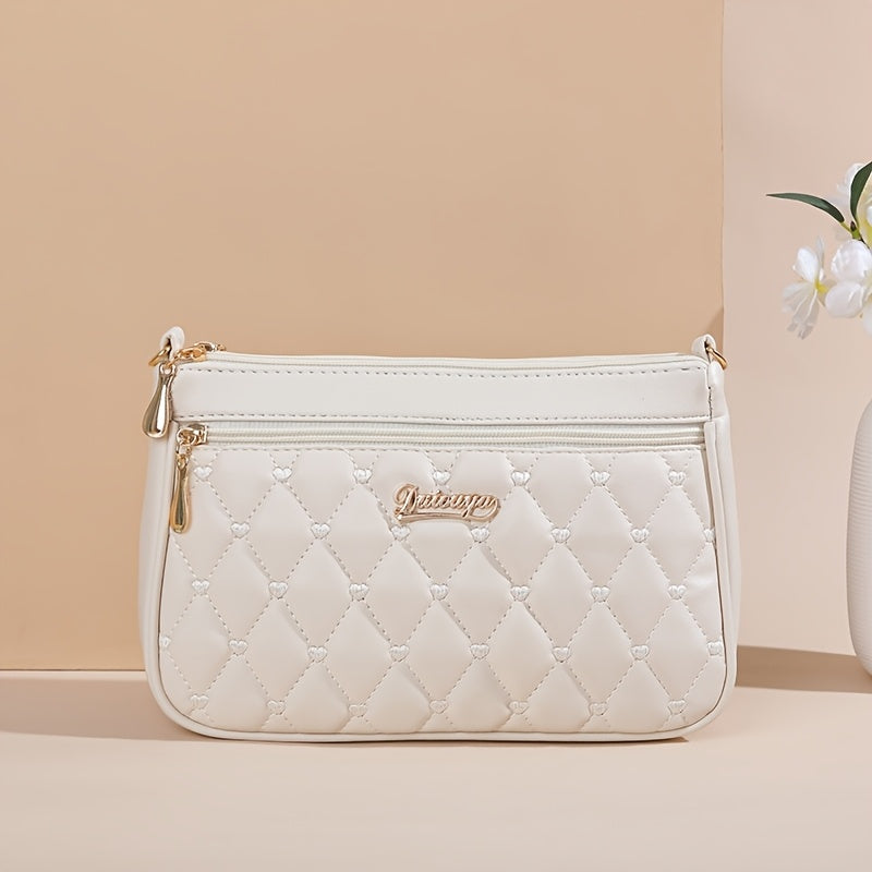 Crossbody Bag for Women – Large Capacity, Embroidered Solid Color Large Capacity – detail view 2