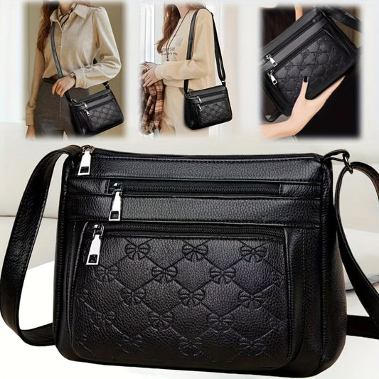 Crossbody Bag for Women – Large Capacity, Multi Pocket, Adjustable Strap, for Travel & – front view