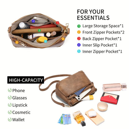 Crossbody Bag for Women – Large Capacity, for Travel & Work – detail view 6