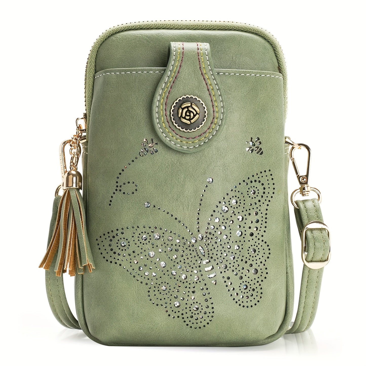 Crossbody Bag for Women – 6 Colors, Mini, Adjustable Strap – front view - product view 17
