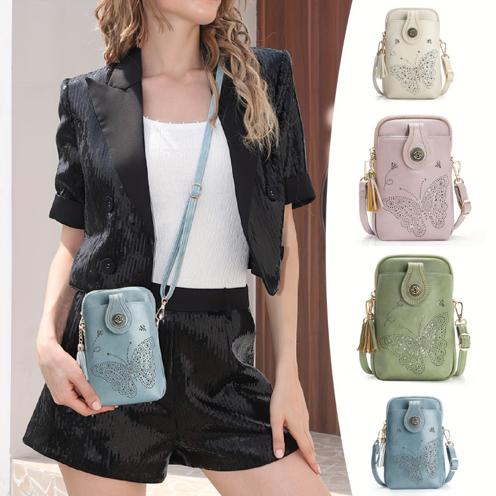 Crossbody Bag for Women – 6 Colors, Mini, Adjustable Strap – front view