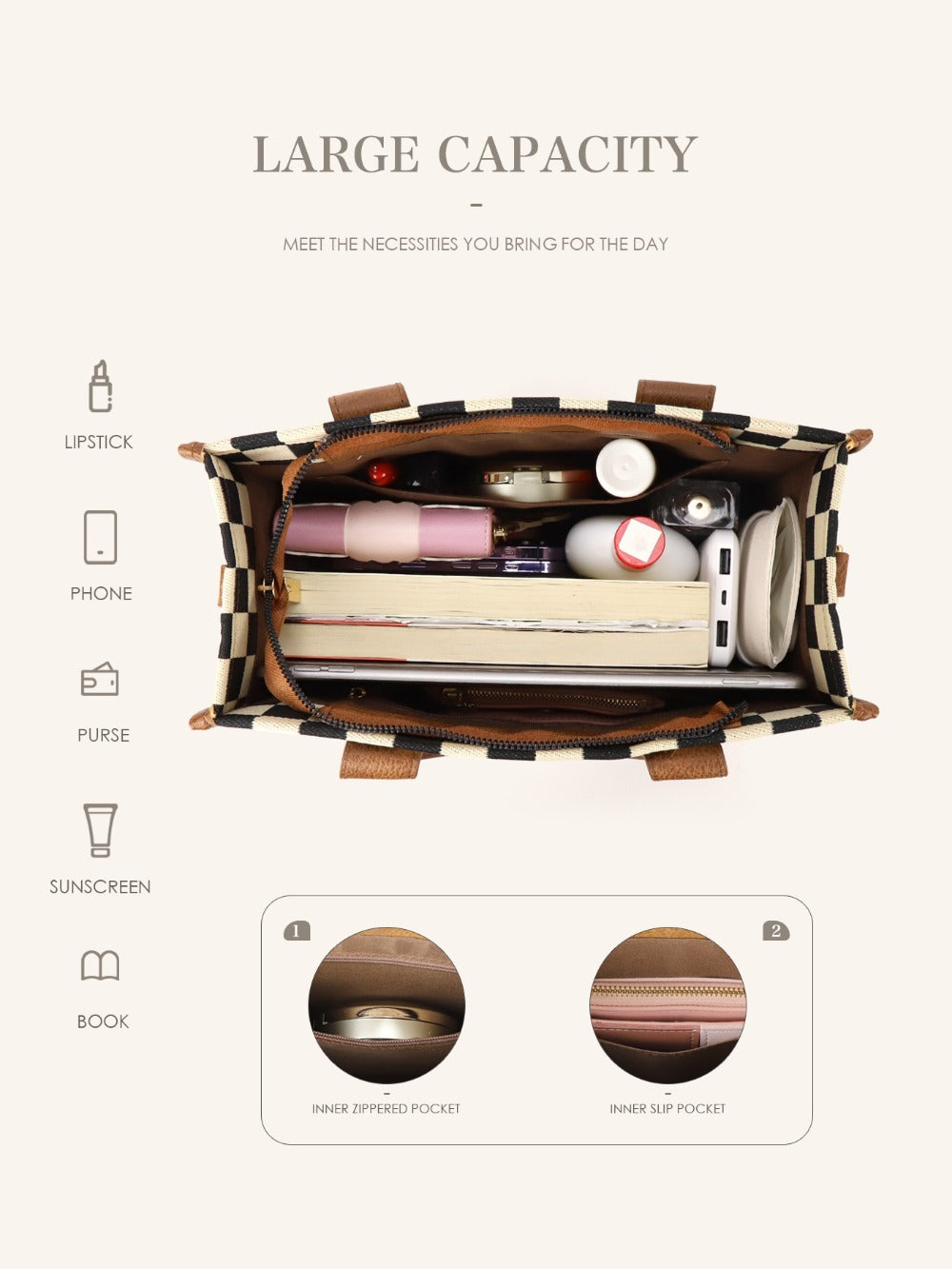 Crossbody Bag for Women – Mini, for Travel & Work – detail view 13