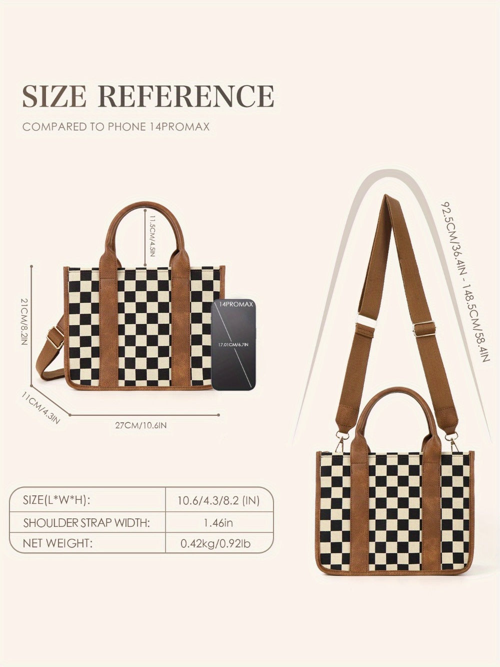 Crossbody Bag for Women – Mini, for Travel & Work – detail view 16