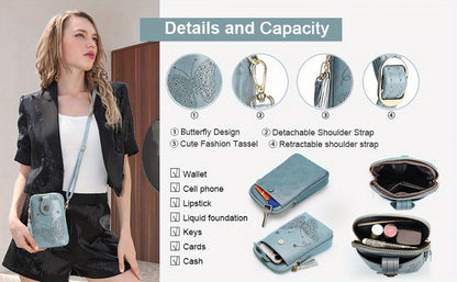 Crossbody Bag for Women – Mini, Lightweight, Adjustable Strap – detail view 17
