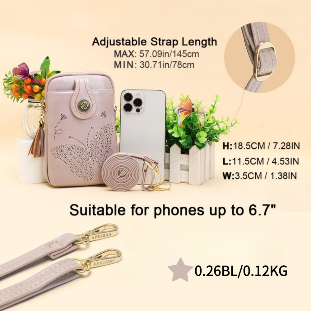 Crossbody Bag for Women – Mini, Lightweight, Adjustable Strap – detail view 7