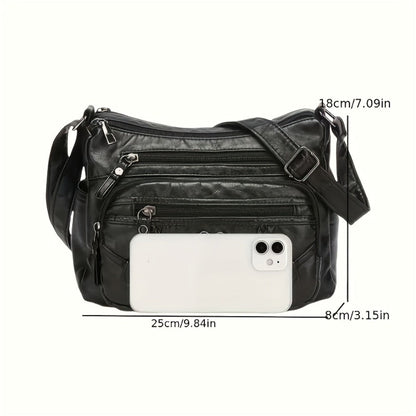 Crossbody Bag for Women – Multi-Pocket, Large Capacity, for Everyday Use – alternate view