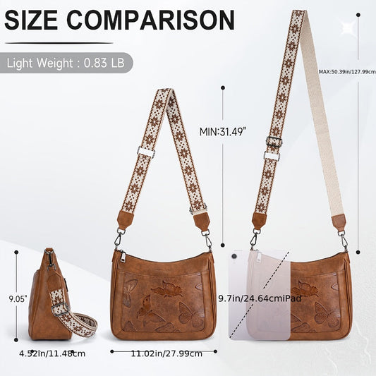 Crossbody Bag for Women – Multi Pocket, Lightweight, Adjustable Strap, for Travel & Work – detail view 5