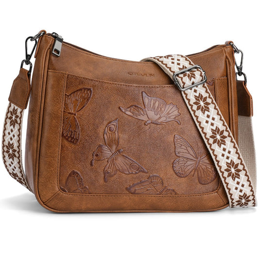 Crossbody Bag for Women – Multi Pocket, Lightweight, Adjustable Strap, for Travel & Work – front view