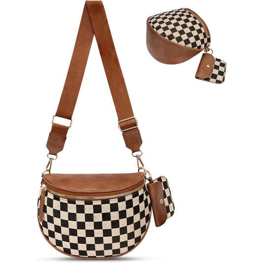 Crossbody Bag for Women – Nylon, Lightweight, for Travel & Everyday Use – front view