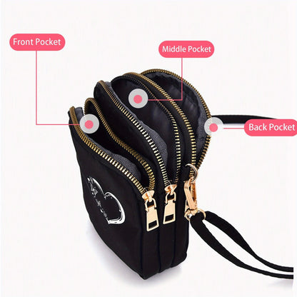 Crossbody Bag for Women – Nylon, Compact, Adjustable Strap, Lightweight – detail view 7
