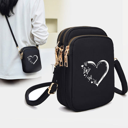 Crossbody Bag for Women – Nylon, Compact, Adjustable Strap, Lightweight – front view