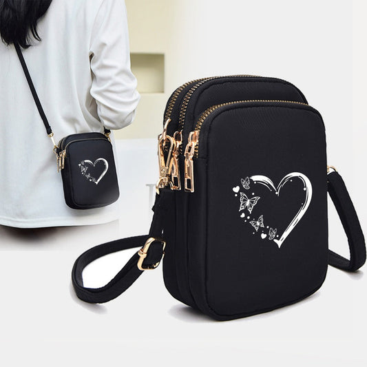 Crossbody Bag for Women – Nylon, Compact, Adjustable Strap, Lightweight – front view
