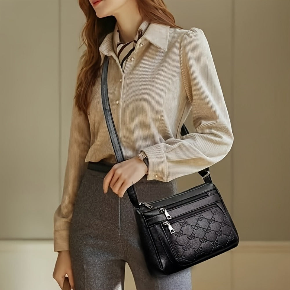 Crossbody Bag for Women – Nylon, Multi-Pocket, Large Capacity, Adjustable Strap – detail view 4