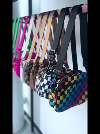 Crossbody Bag for Women – 7 Colors, Nylon, Multi-Pocket, Lightweight – detail view 17