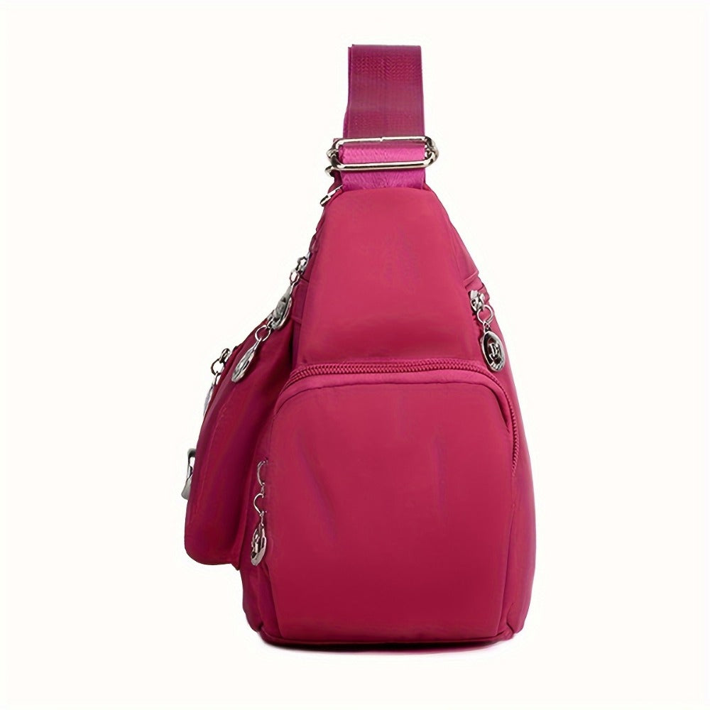 Crossbody Bag for Women – Nylon, Multi Pocket, Lightweight, Waterproof – alternate view