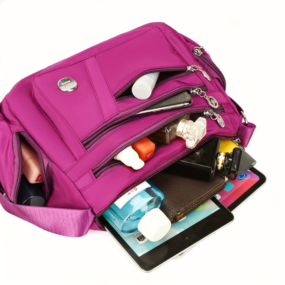 Crossbody Bag for Women – Nylon, Multi Pocket, Lightweight, Waterproof – detail view 4