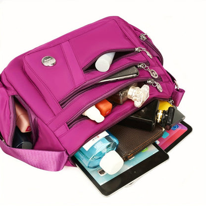 Crossbody Bag for Women – Nylon, Multi Pocket, Lightweight, Waterproof – detail view 4