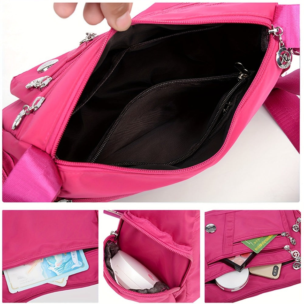 Crossbody Bag for Women – Nylon, Multi Pocket, Lightweight, Waterproof – detail view 5