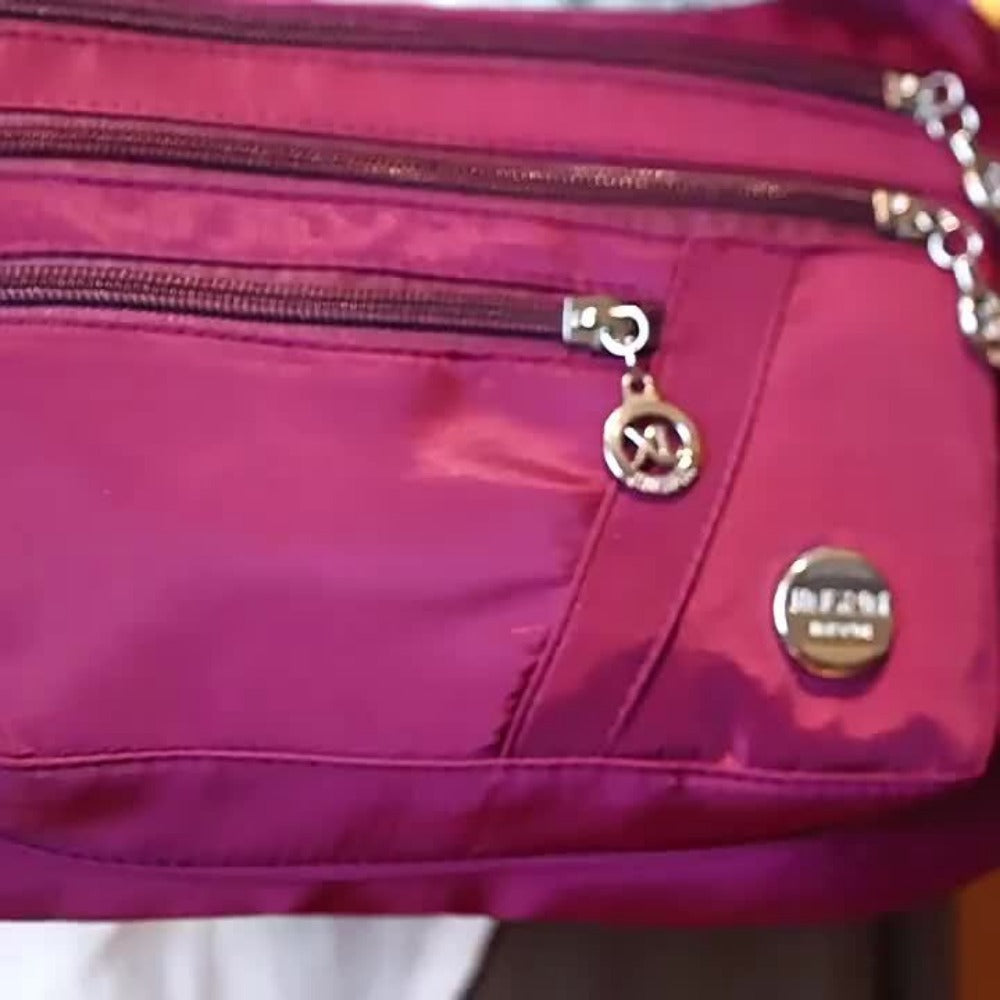 Crossbody Bag for Women – Nylon, Multi Pocket, Lightweight, Waterproof – detail view 8