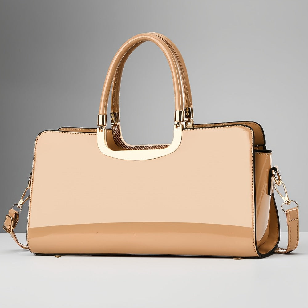 Crossbody Bag for Women – Polyester, Croc Print Glossy Evening Way – detail view 18