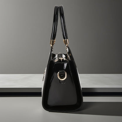 Crossbody Bag for Women – Polyester, Croc Print Glossy Evening Way – detail view 20